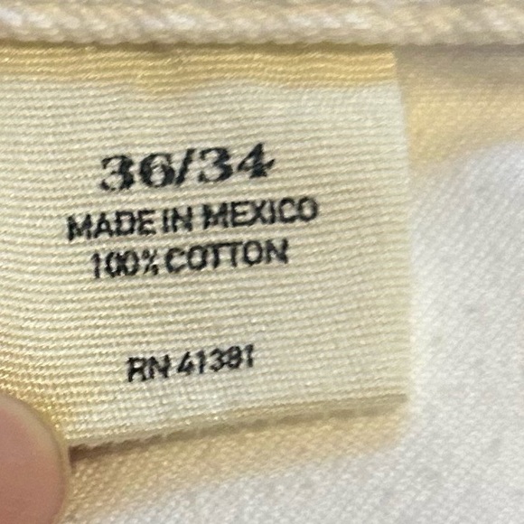 Polo Ralph Lauren Men’s Hudson White Vintage jeans. 36x 34 - Picture 4 of 7